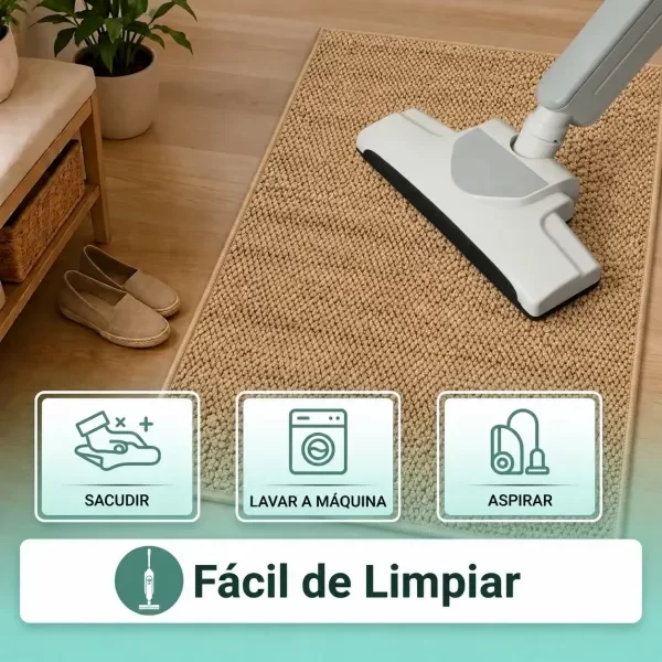 Producto - Alfombra Simil Yute Antideslizante 60x90cm - 1
