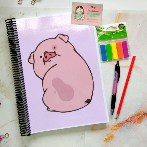 Producto - cuadernos universitarios personajes 2 - opciones 49 al 62