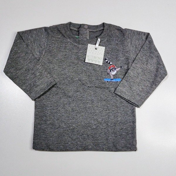 Producto - Remera jersey gris mapache