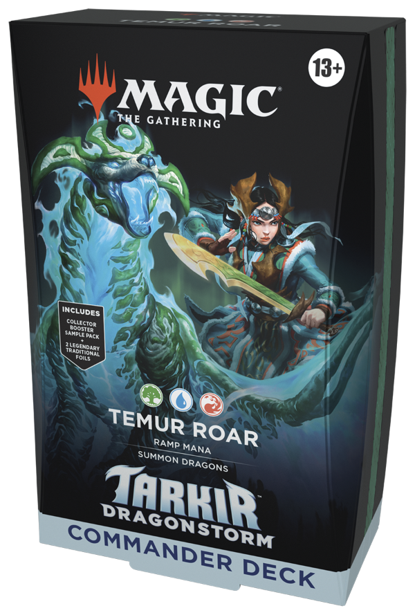 Producto - PREVENTA Commander Deck MTG: Tarkir: Dragonstorm (Temur Roar)