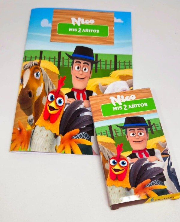 Producto - Librito + caja crayones - 3