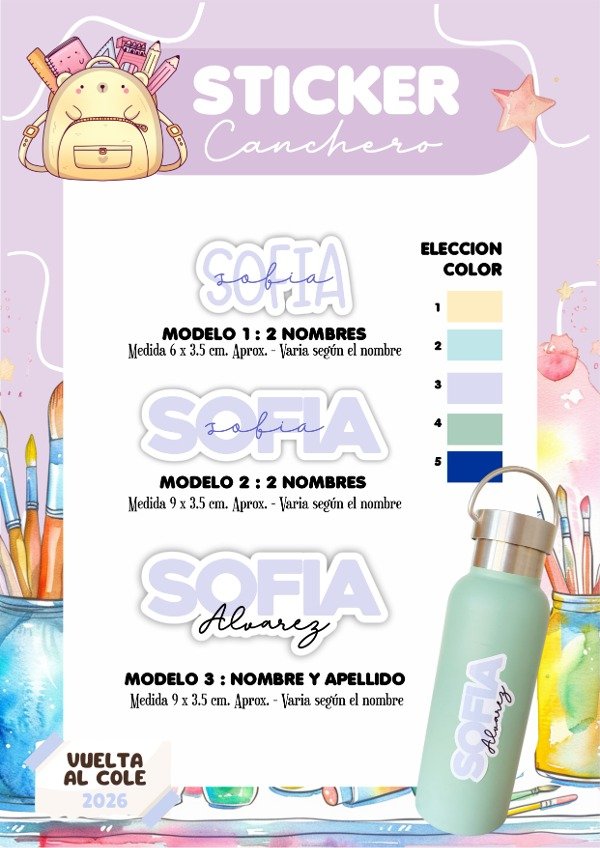 Producto - Etiqueta Canchera para Botellitas