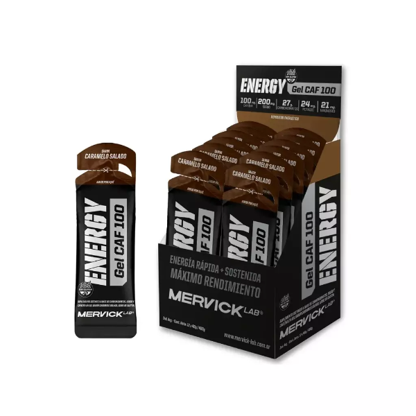 Producto - Geles mervick energy 100 con cafeína