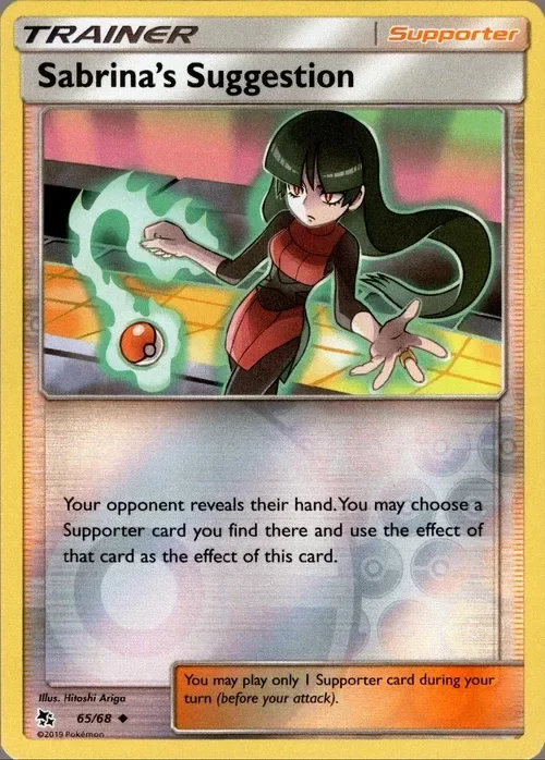 Producto - Sabrina's Suggestion - 65/68 - Hidden Fates - Reverse Holo