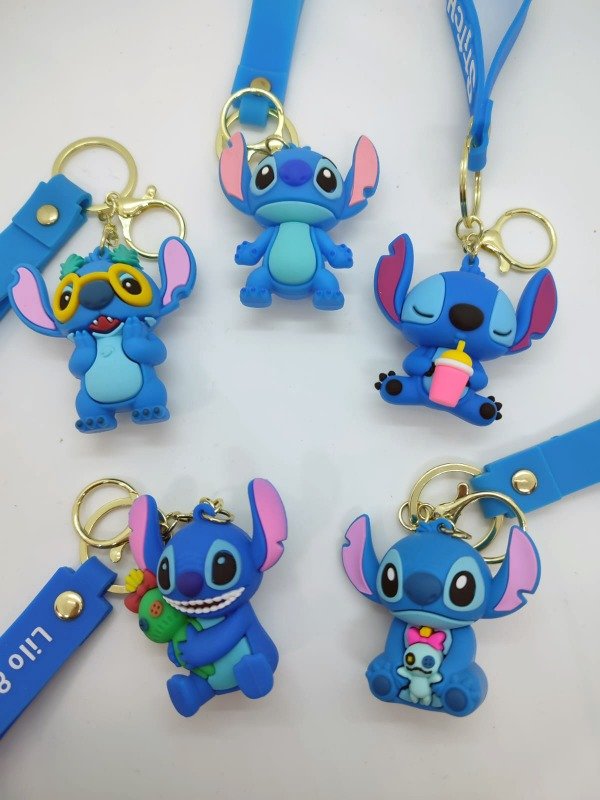 Producto - Llavero de goma Stitch varios modelos