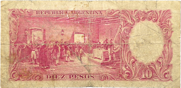 Producto - 10 Pesos Moneda Nacional (Carreras - Maroglio) Bott.1936 B - 1