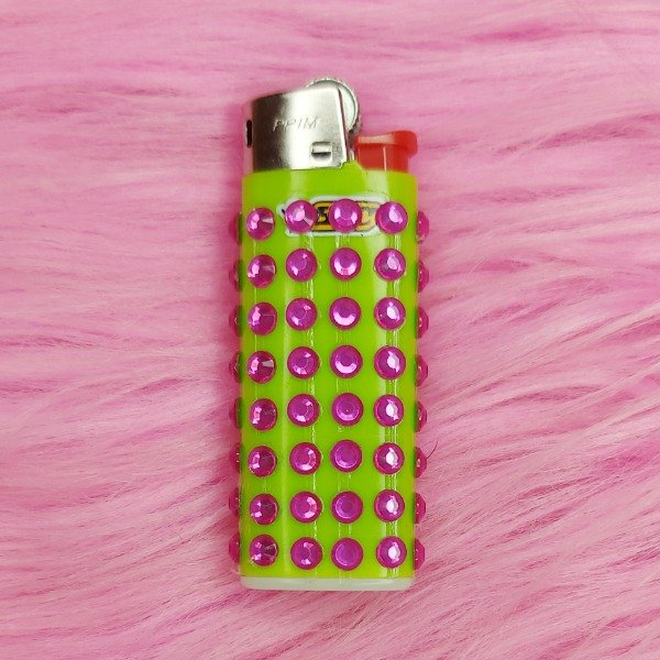 Producto - Sparkly Flame Bic Mini Pink Strass
