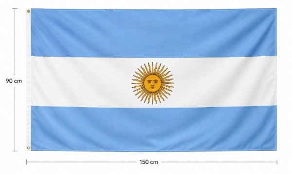 Producto - Bandera Argentina 150x90cm