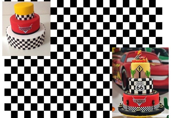 Producto - LAMINA CARS LA TORTA BANDERA