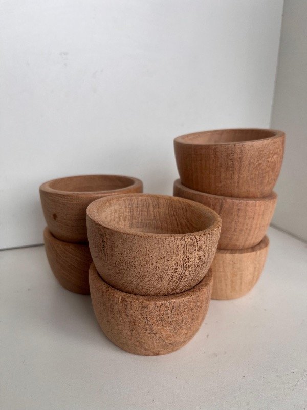 Producto - Cuenco lijado y barnizado 8x4cm aprox - 1