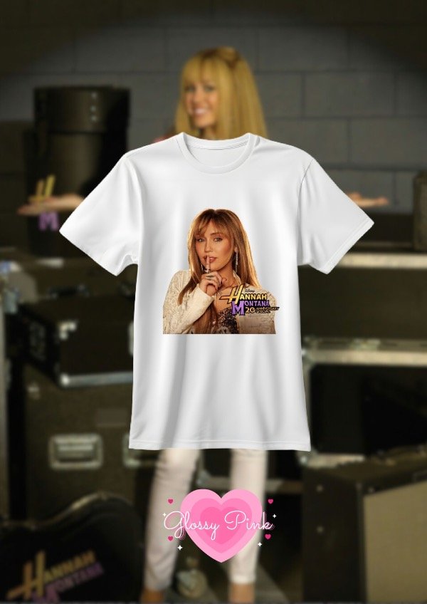 Remera Hannah Montana 20 aniversario dtf