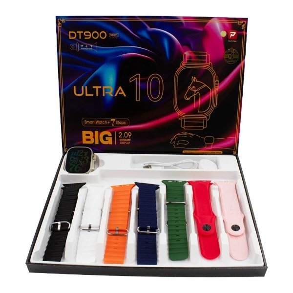 Producto - Smartwatch ultra 10 dt900 7 mallas