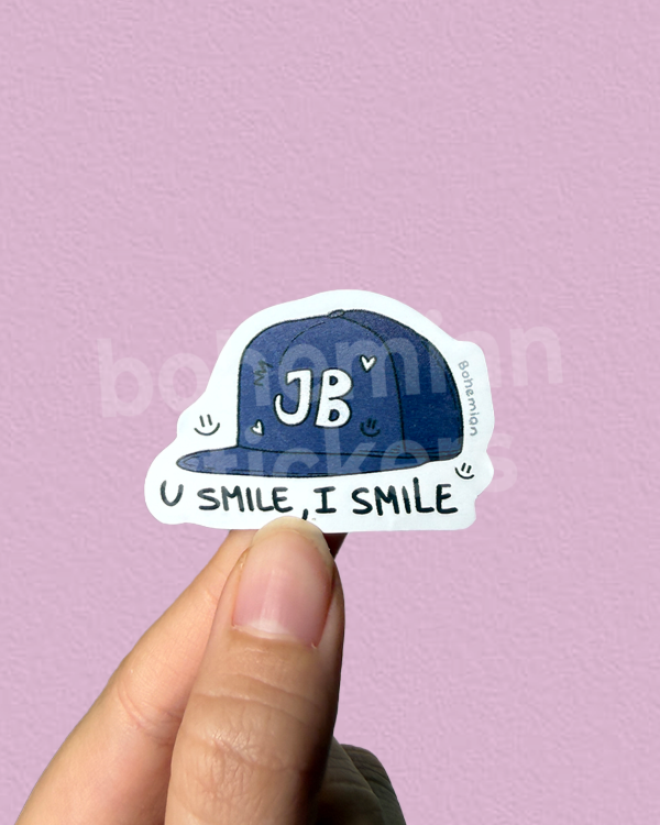 Producto - U SMILE, I SMILE - Sticker Individual de Justin Bieber
