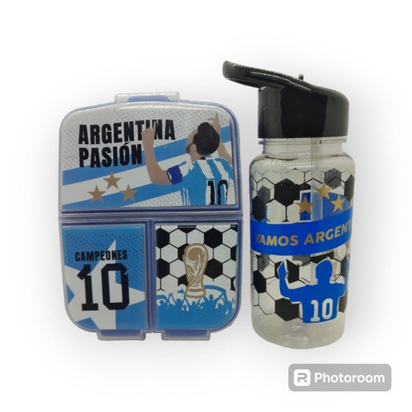 Producto - SET HERMETICO / BOTELLA 500 ML STRAW TOP 01FUTBOL082