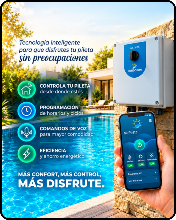 Producto - Controlador Inteligente de Bombas para Piletas - 2