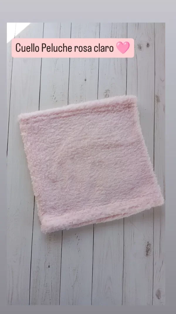 Producto - CUELLO PELUCHE ROSA CLARO