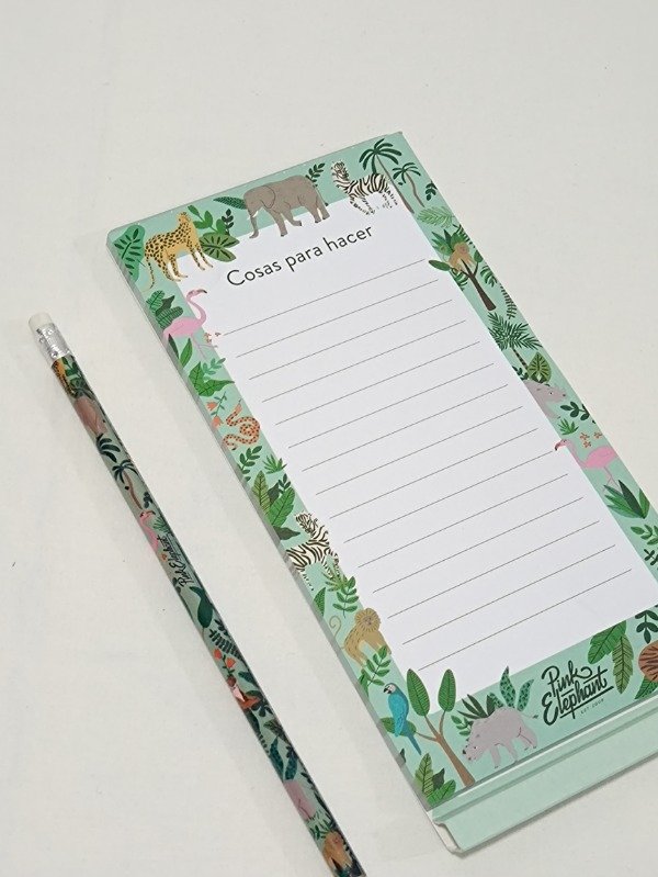 Producto - Block lista de cosas Jungla