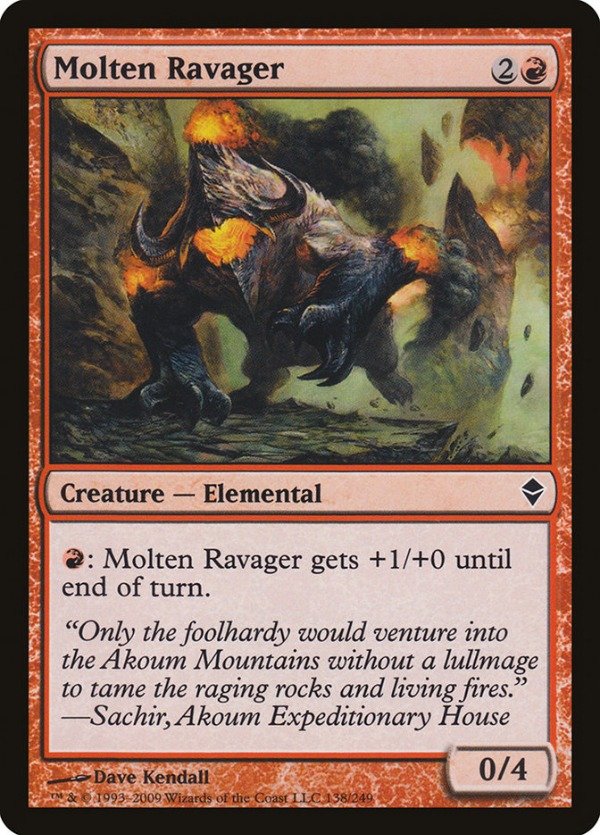 Producto - Molten Ravager  Zendikar