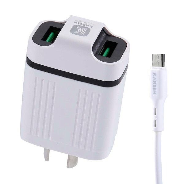 Producto - CARGADOR 220V USB DUAL (3.1A)