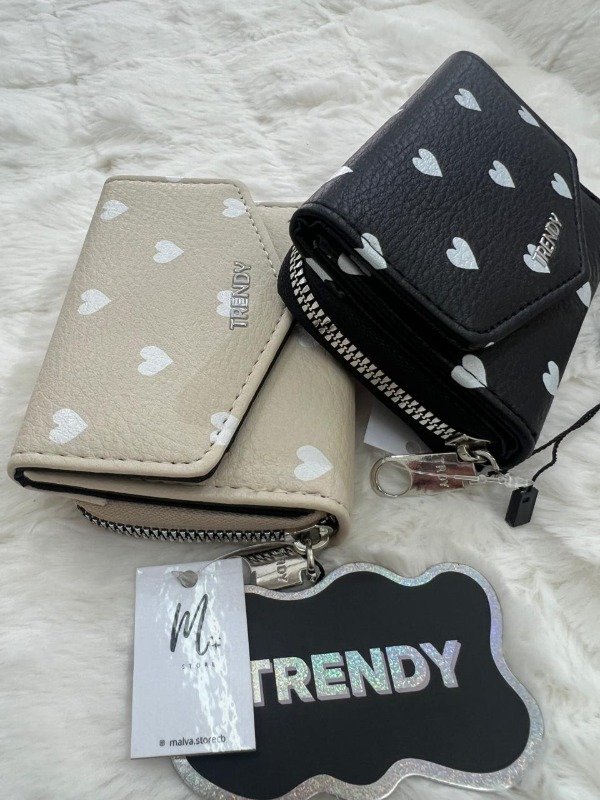 Producto - Billetera Chica Corazón Trendy - 0