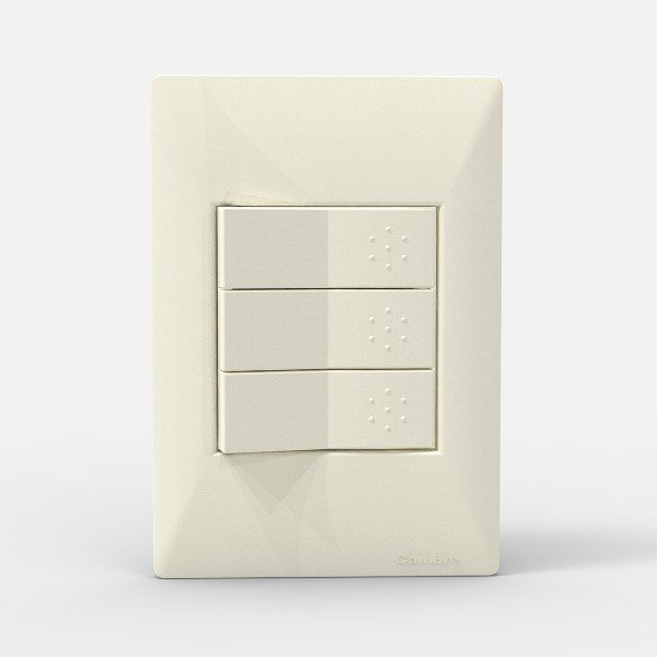 Producto - TAPA S XXII RECTANGULAR BLANCO 3M CAMBRE