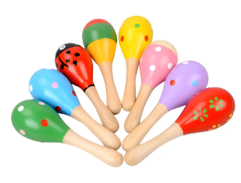 Producto - Sonajeros musicales de madera 20CM