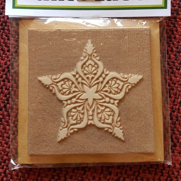 Producto - Sellos - 6 x 6 cm - Estrella doodle cod S239 nav