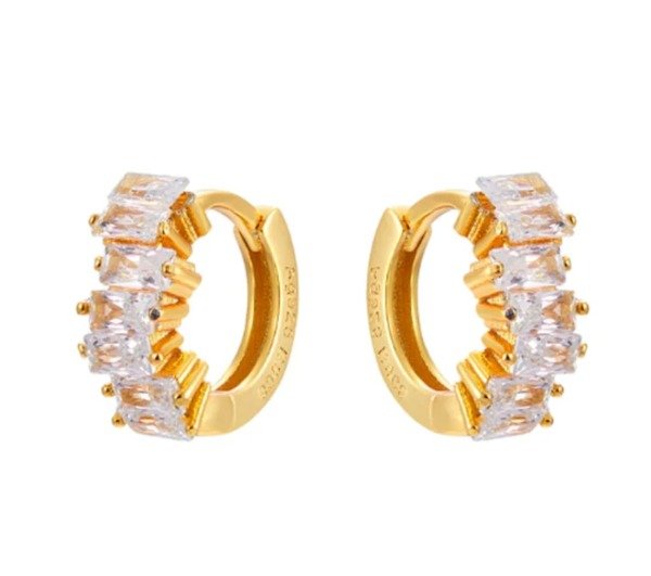 Producto - ARGOLLAS CUBIC. ACERO DORADO350