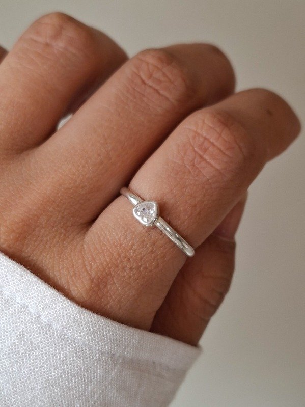Producto - Anillo Corazón Cubic