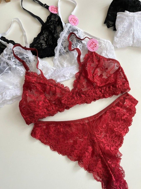 Producto - Conjunto de encaje Lovely- COD 3354