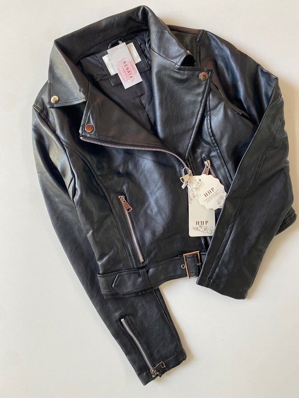 Producto - Jacket cuero black cinto