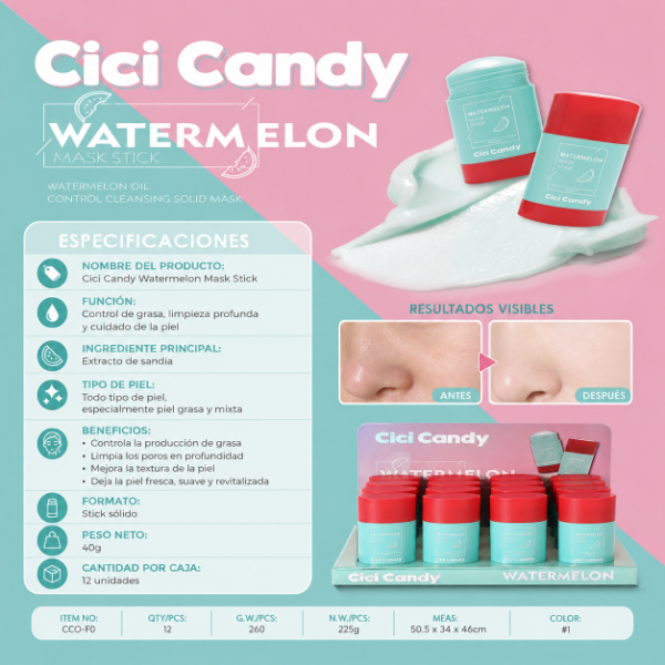 Producto - LIMPIADOR FACIAL EN BARAR CICI CANDY CC-10