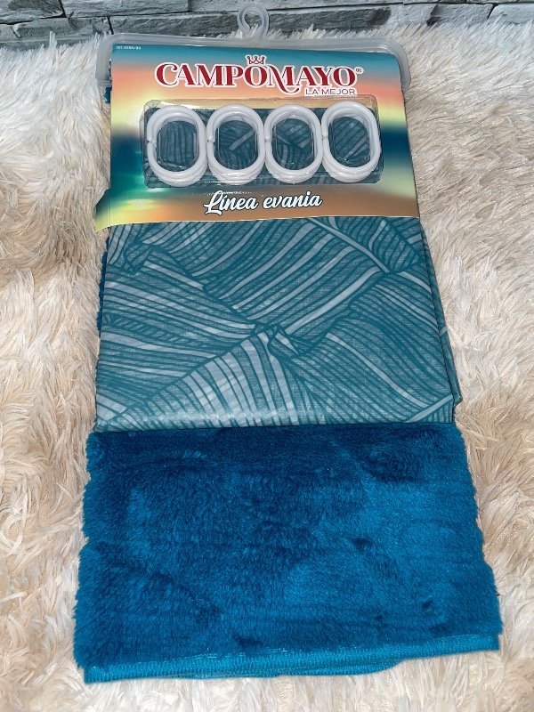 Producto - Set de cortina y alfombra evania - 2