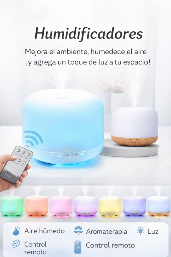 Producto - Humidificador ultrasonico