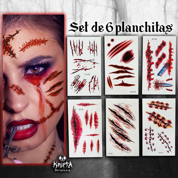 Producto - Tattoo para cosplay - Set 04