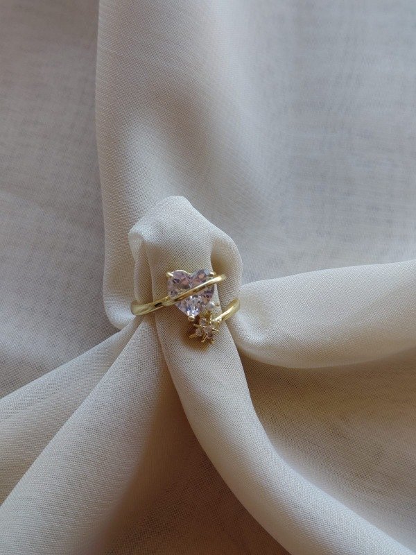 Producto - Anillo dorado bronce