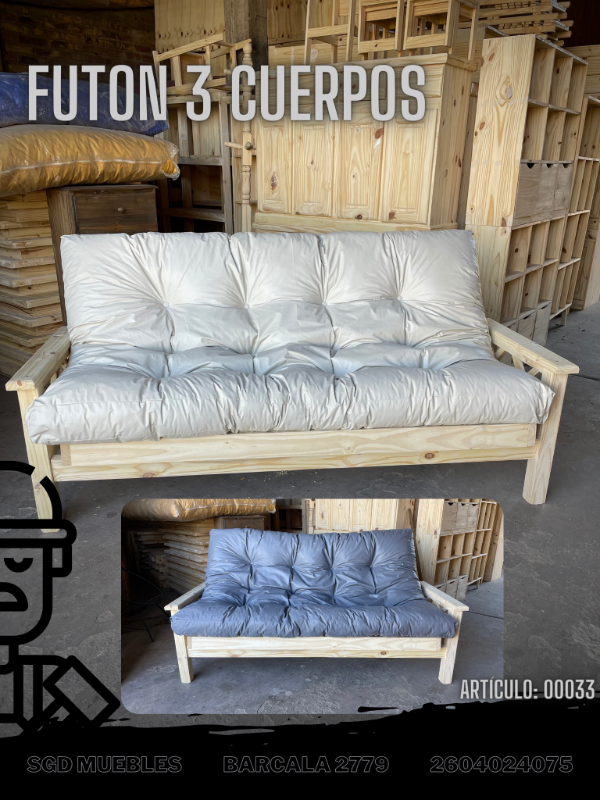 Producto - COLCHON FUTON 3 CUERPOS
