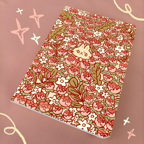 Producto - cuaderno A5 "mar de flores"