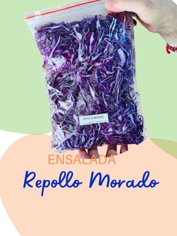 Producto - Bolsa Repollo Morado 250gr