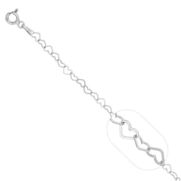 Producto - Tobillera trama de corazones