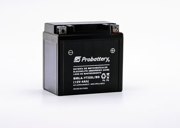 Producto - Bateria de moto sellada -12v 4ah -113 x 70 x 107 -Probattery (BMLA-YTX5L/BS)