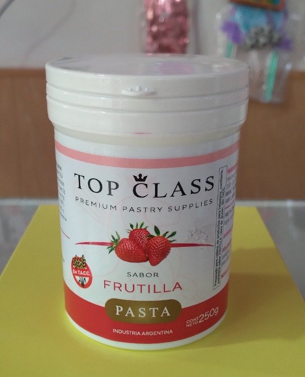 Producto - Pastas para relleno TOP CLASS SABOR FRUTILLA
