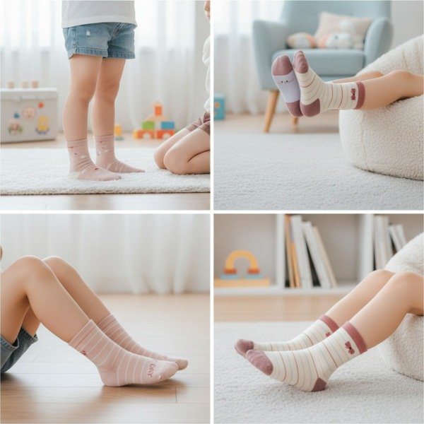 Producto - PACK DE 5 PARES DE MEDIAS DE NIÑAS DE 8 A 12 AÑOS SURTIDAS - 2