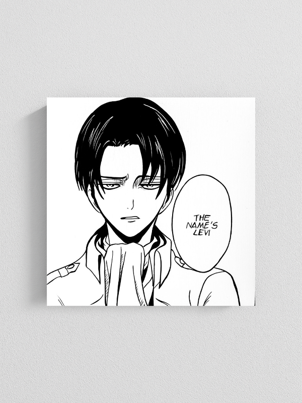 Producto - Cuadro "The name is Levi "-Shingeki no kyojin-