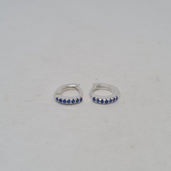 Producto - Argolla cubic azul 6mm AR73A