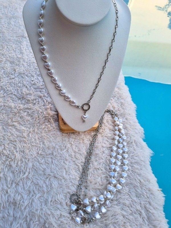 Producto - COLLAR MEDIO AMOR PLATEADO