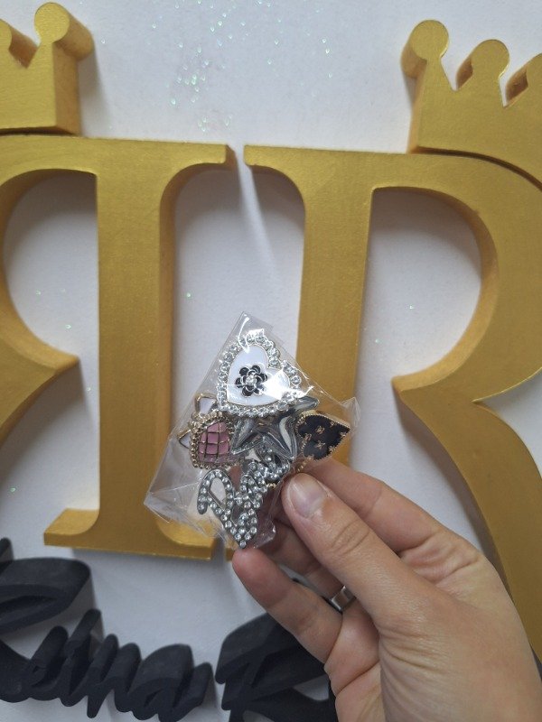 Producto - Charms x 10 unidades metalizados
