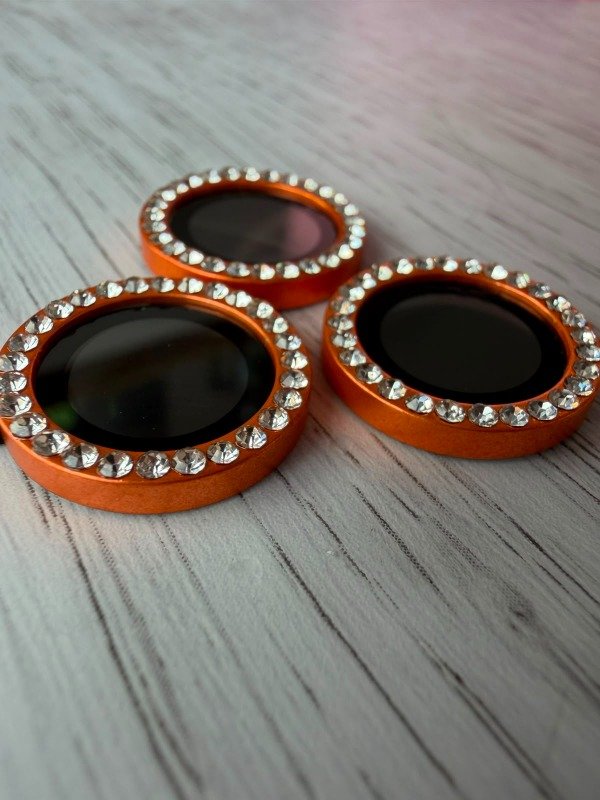 Producto - Vidrios templados para camaras strass naranja