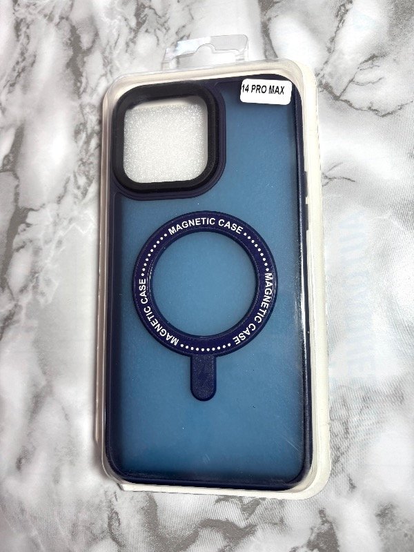 Producto - Funda MagSafe color Azul iph 14 pro Max