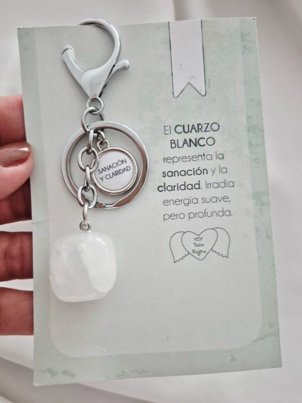 Producto - Llavero Equilibrio (Cuarzo)
